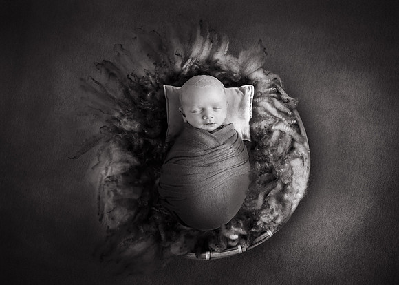 Newborn photography digital background prop. wicker basket with